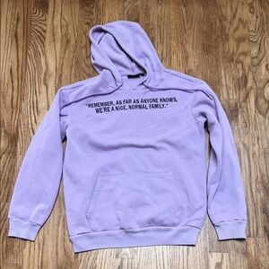 Simpsons - Purple Graphic Hoodie for Men
